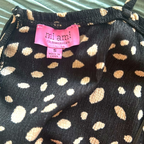 Francesca’s Collection Mi Ami Polka Dot Dress Small - Picture 9 of 9